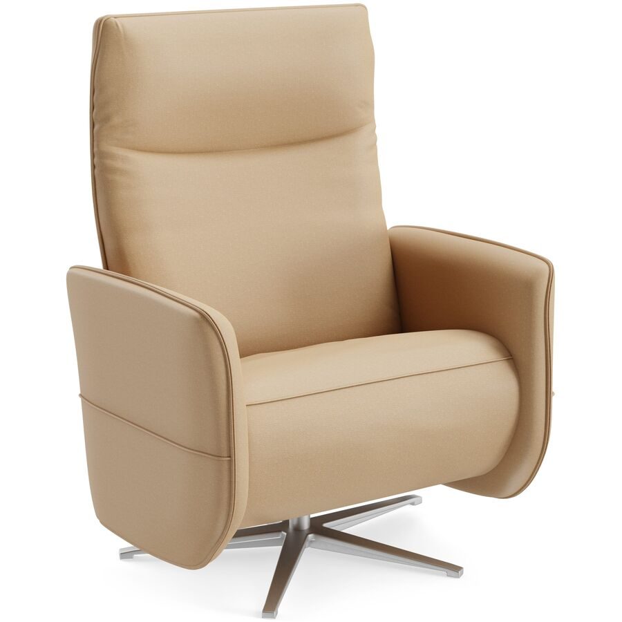 Relaxsessel Lidja Braun Leder 94 cm 170 cm - Möbel Konfigurator: Traummöbel individuell zusammenstellen - Relaxsessel