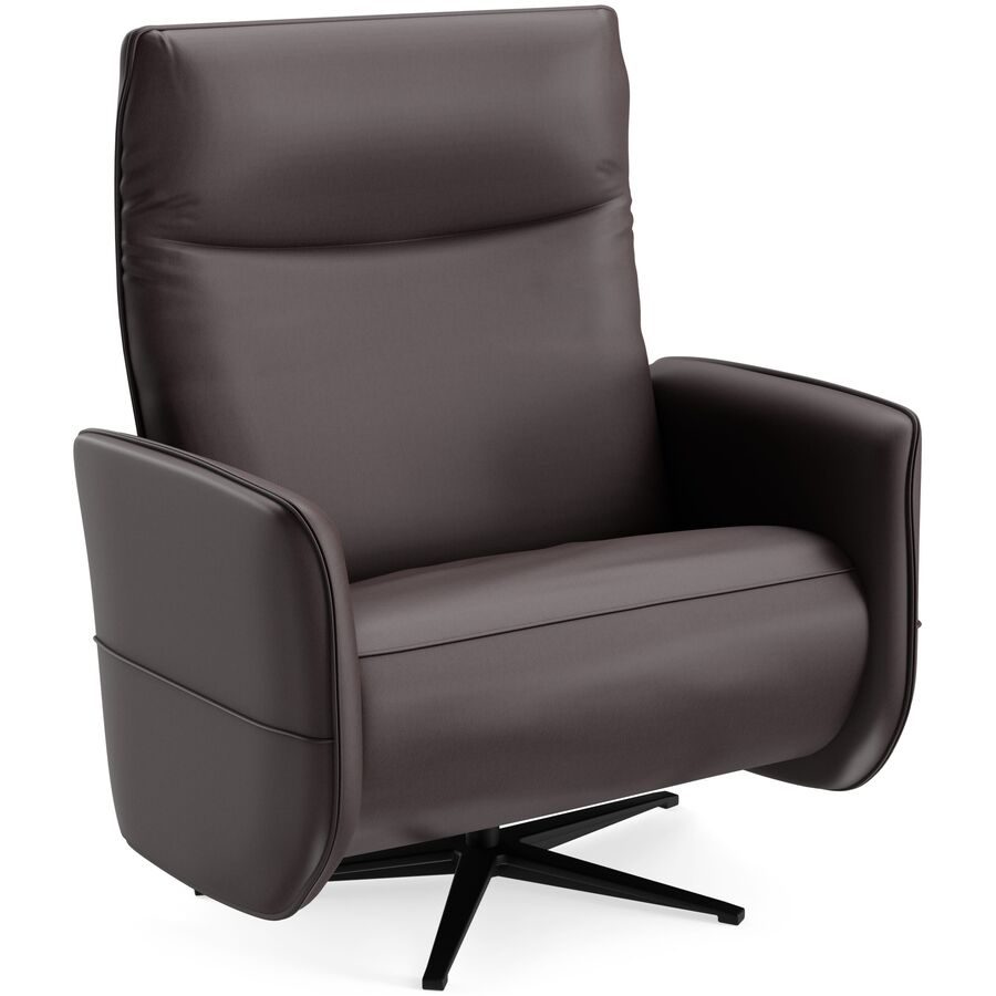 Relaxsessel Lidja Braun Leder 104 cm 170 cm - Möbel Konfigurator: Traummöbel individuell zusammenstellen - Relaxsessel
