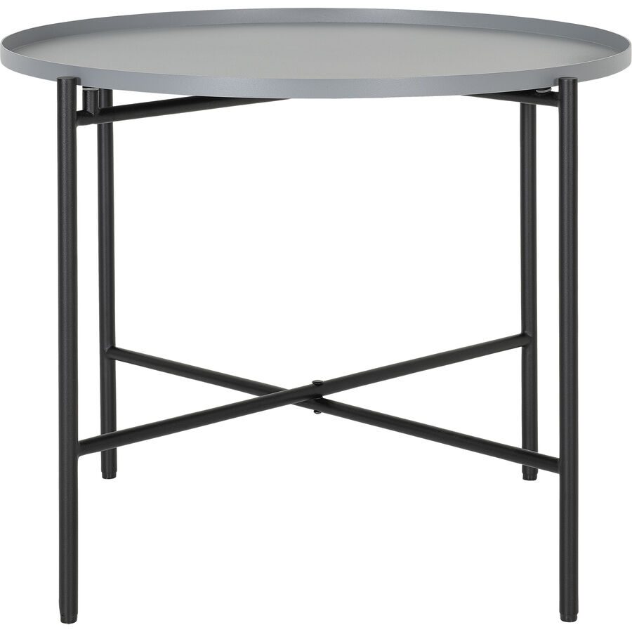 Beistelltisch Kim Grau Metall 50 cm - Beistelltisch