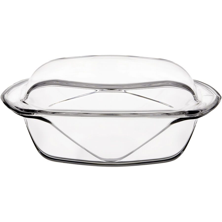 Auflaufform Chef Table Transparent Glas 25 cm - Auflaufform