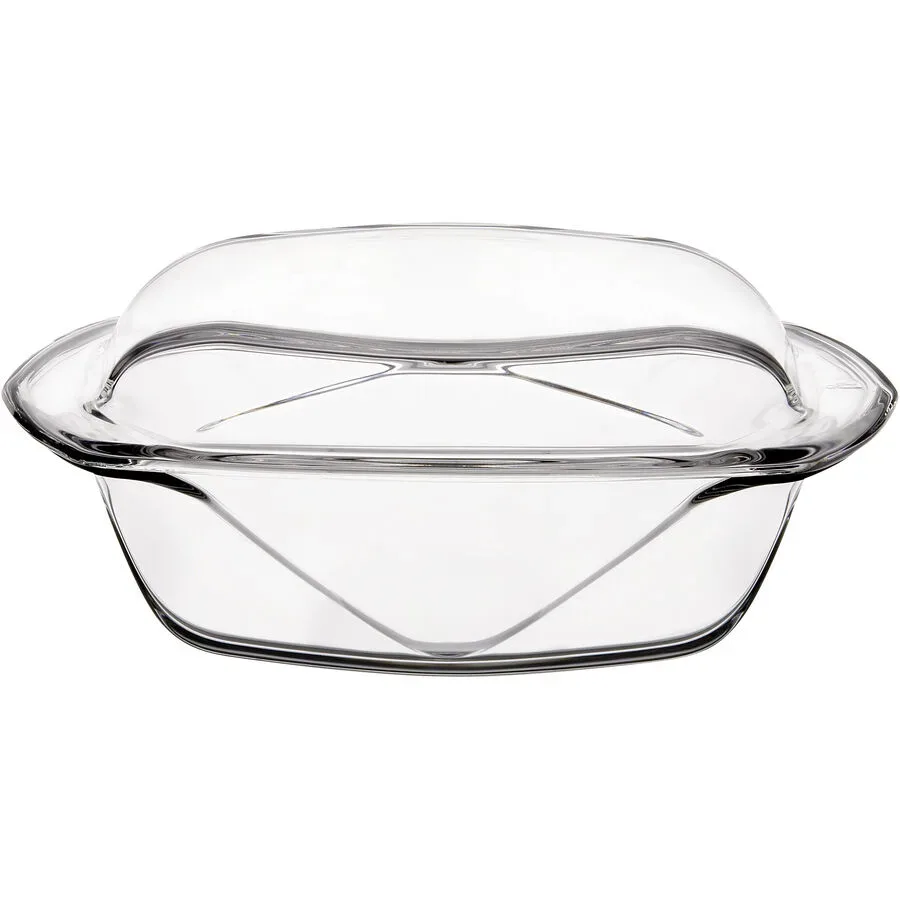 Auflaufform Chef Table Transparent Glas 25 cm - Auflaufform