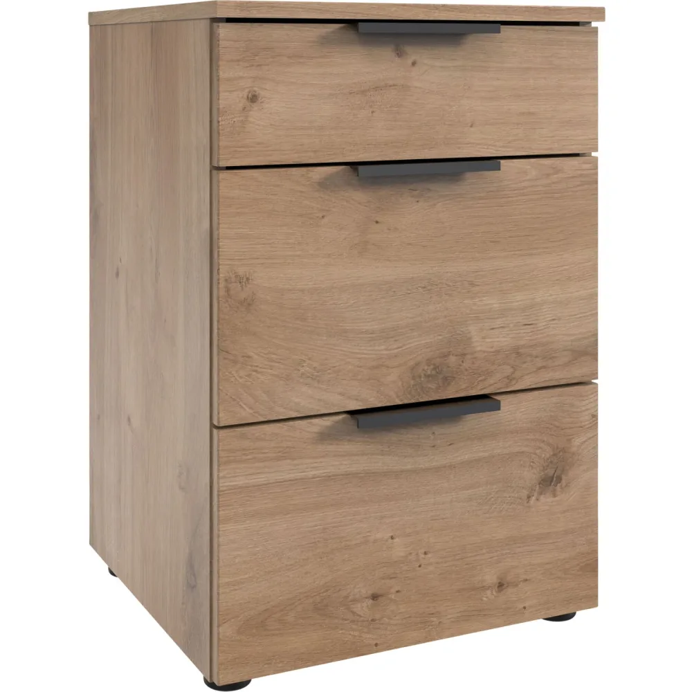 Kommode Sanko Braun Holzwerkstoff 41 cm 41 cm - Farbe: Plankeneiche - Kommode