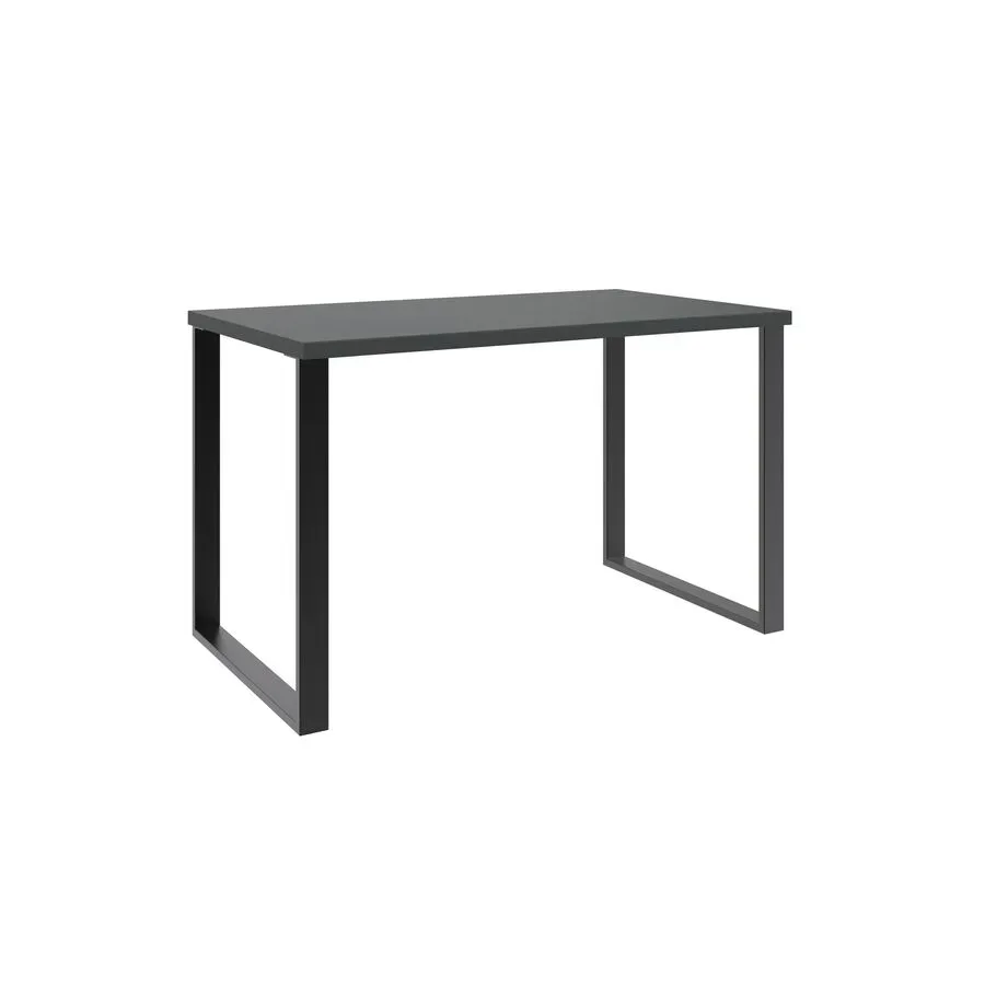 Tisch Zain Grau Holzwerkstoff 120 cm - Farbe: graphit - Tisch