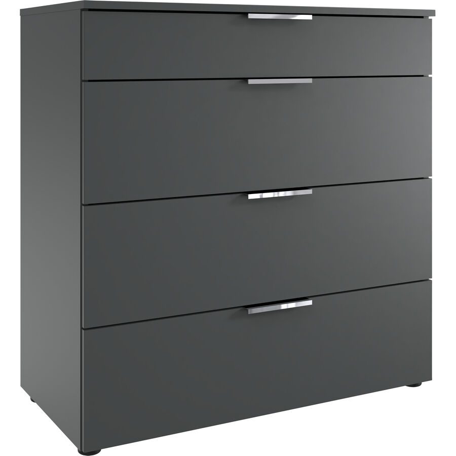Kommode Sanko Grau Holzwerkstoff 81 cm 41 cm - Farbe: graphit - Kommode