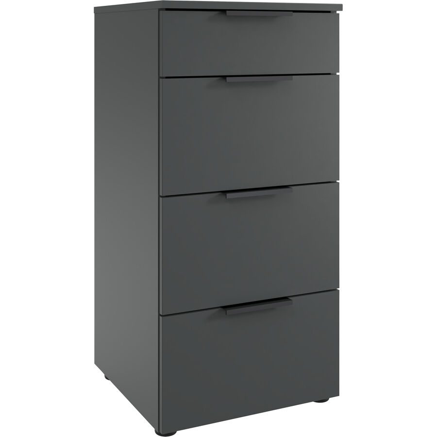 Kommode Sanko Grau Holzwerkstoff 41 cm 41 cm - Farbe: graphit - Kommode