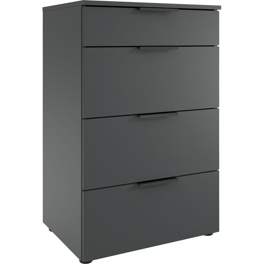 Kommode Sanko Grau Holzwerkstoff 54 cm 41 cm - Farbe: graphit - Kommode