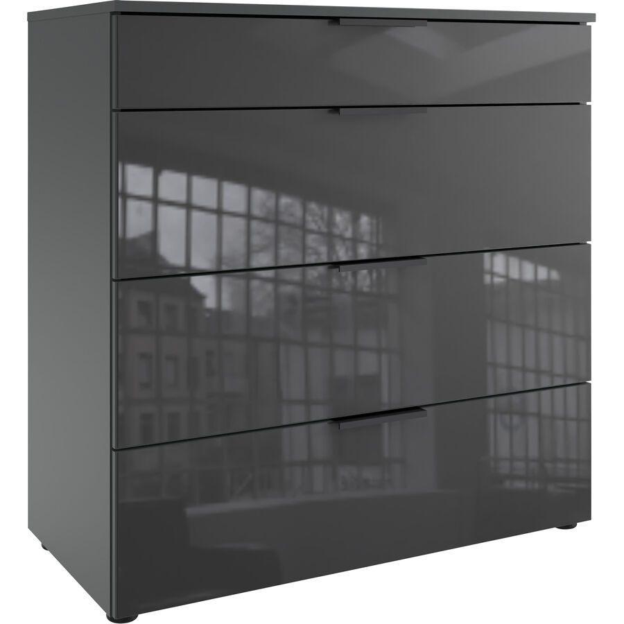 Kommode Sanko Grau Holzwerkstoff 81 cm 41 cm - Farbe: graphit - Kommode