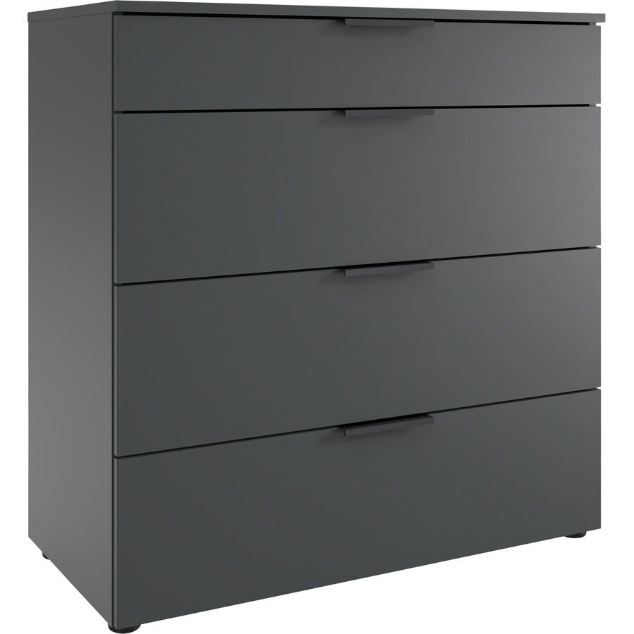 Kommode Sanko Grau Holzwerkstoff 81 cm 41 cm - Farbe: graphit - Kommode