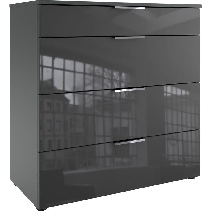 Kommode Sanko Grau Holzwerkstoff 81 cm 41 cm - Farbe: graphit - Kommode