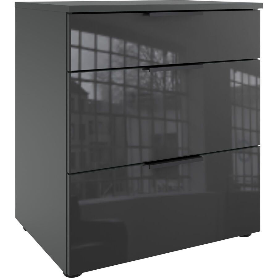 Kommode Sanko Grau Holzwerkstoff 54 cm 41 cm - Farbe: graphit - Kommode