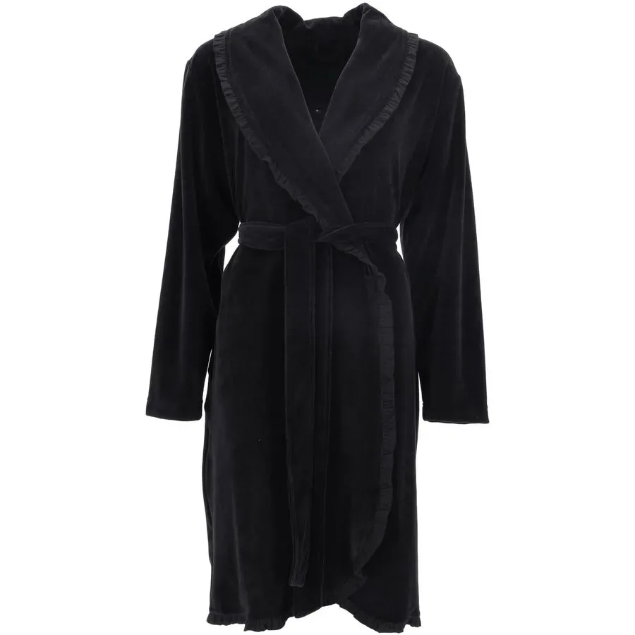 VOSSEN - Ariel Bademantel, für Damen, Schwarz, Größe XL