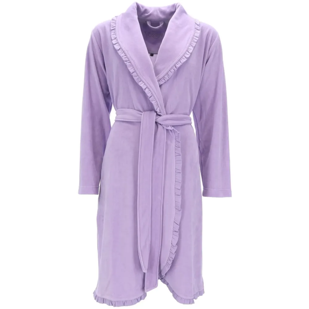 Vossen Bademantel Ariel S Lila Baumwolle S - Farbe: violett - Bademantel