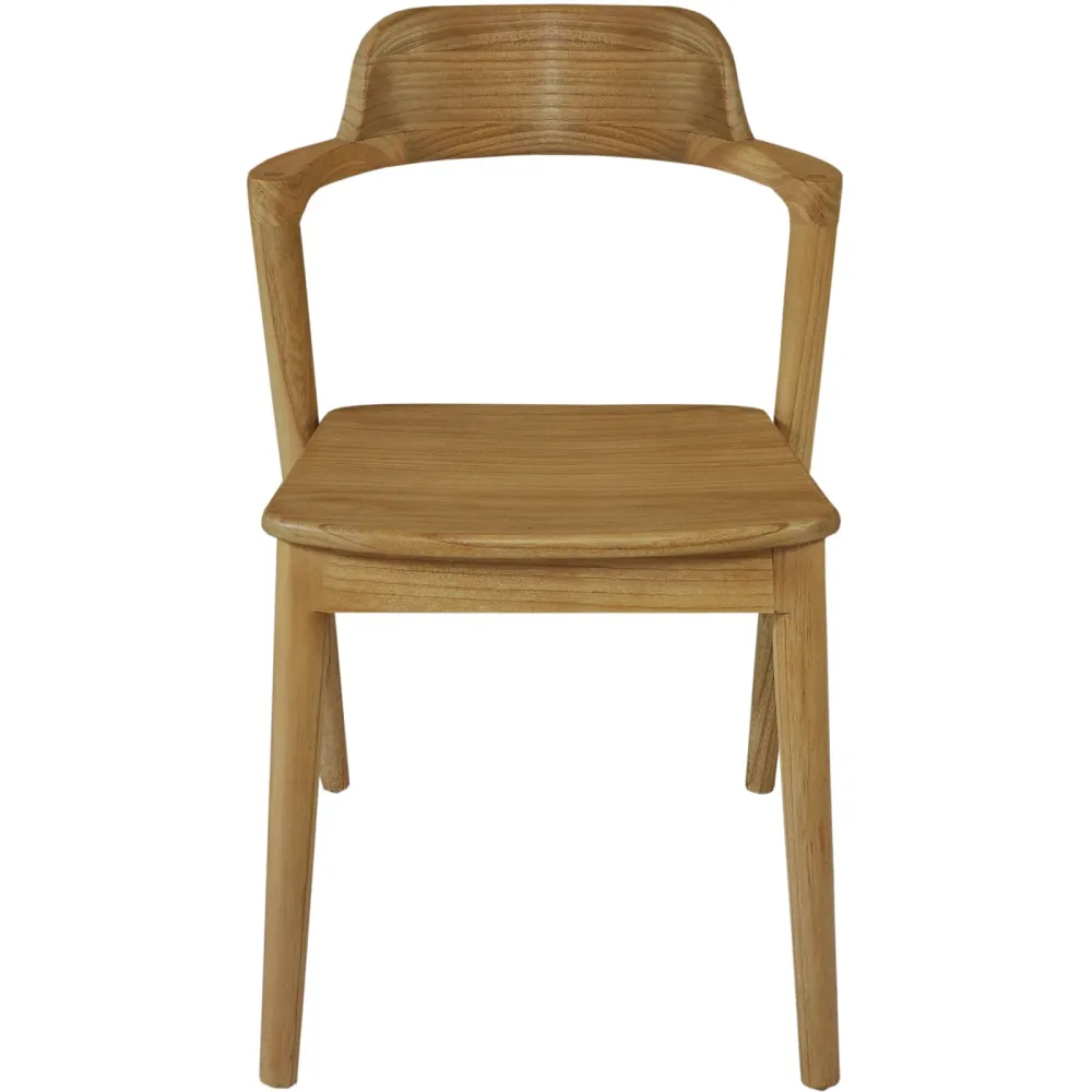 Stuhl Scando Braun Holz 60 cm - Farbe: natur - Material: Sungkaiholz - Stuhl