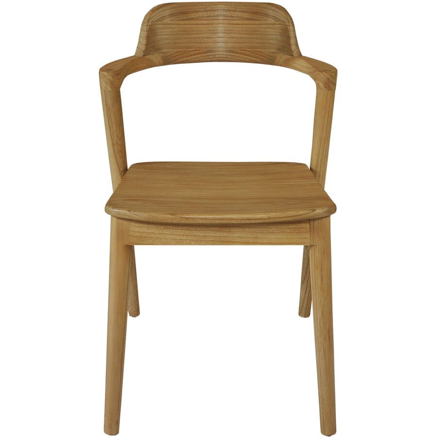 Stuhl Scando Braun Holz 60 cm - Farbe: natur - Material: Sungkaiholz - Stuhl
