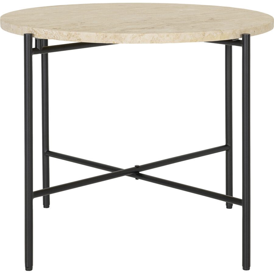 Beistelltisch Kim Beige Stein 60 cm - Beistelltisch