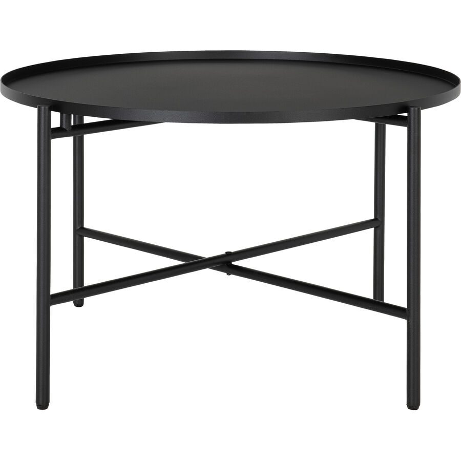 Beistelltisch Kim Schwarz Metall 60 cm - Beistelltisch