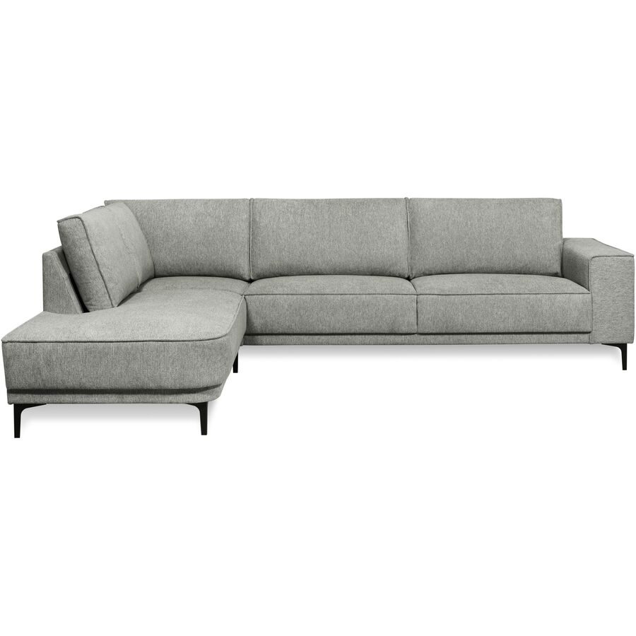 Ecksofa Marjorie Grau Stoff 289 cm 210 cm - Ecksofa