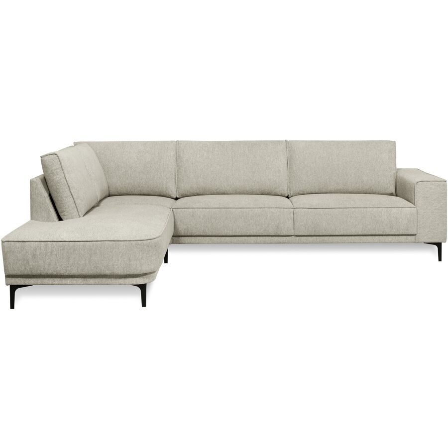 Ecksofa Marjorie Beige Stoff 289 cm 210 cm - Farbe: Natural - Ecksofa