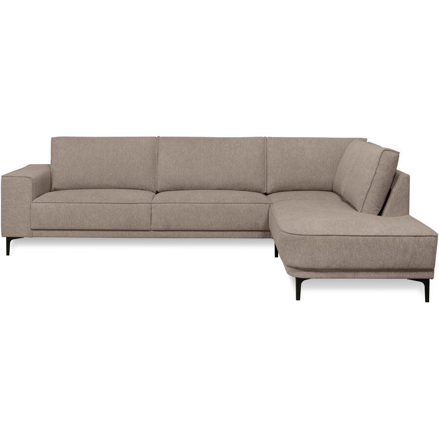 Ecksofa Marjorie Braun Stoff 289 cm 210 cm - Farbe: braun warm - Ecksofa