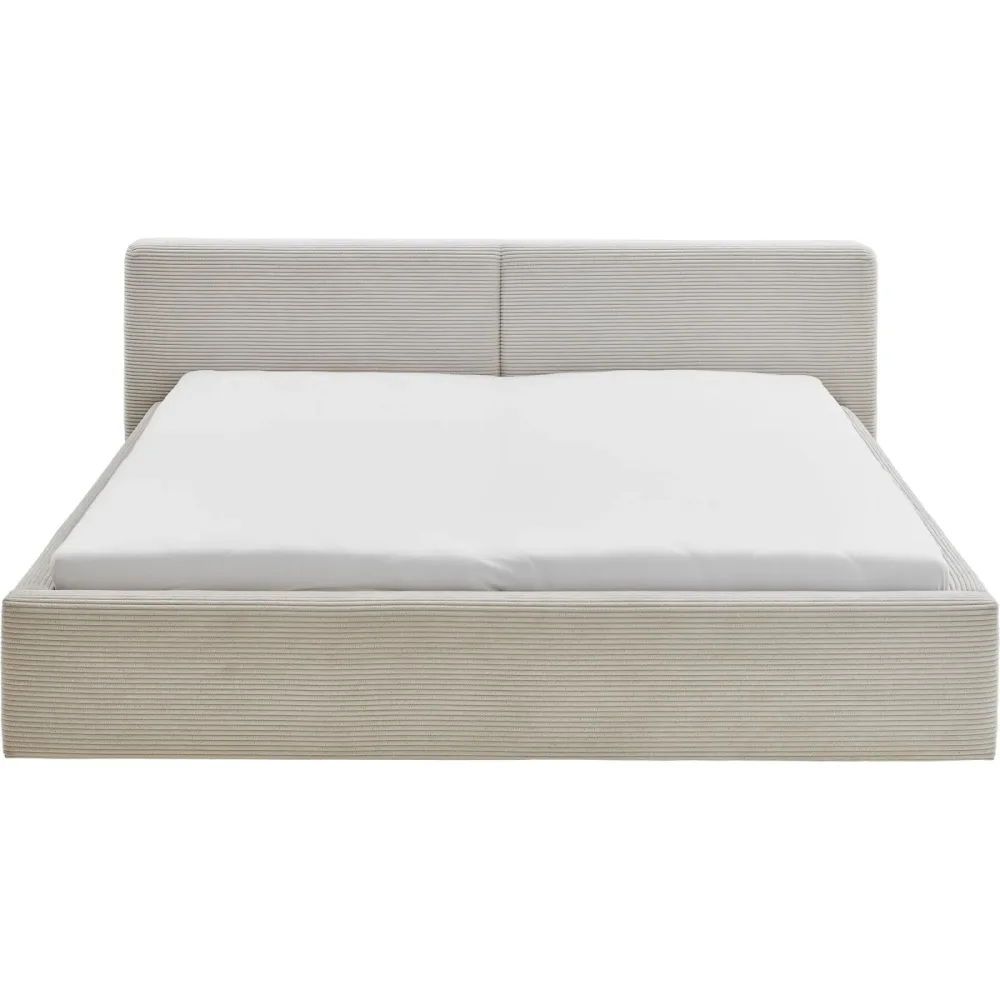 Bett Lois Beige Polyester 160 x 200 cm - Bett