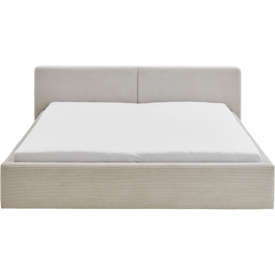 Bett Lois Beige Polyester 160 x 200 cm - Bett