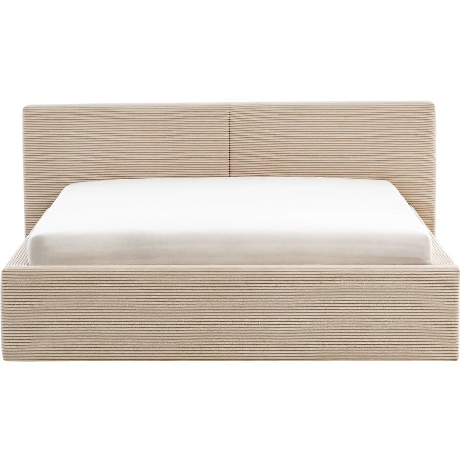 Bett Lois Beige Polyester 140 x 200 cm - Bett