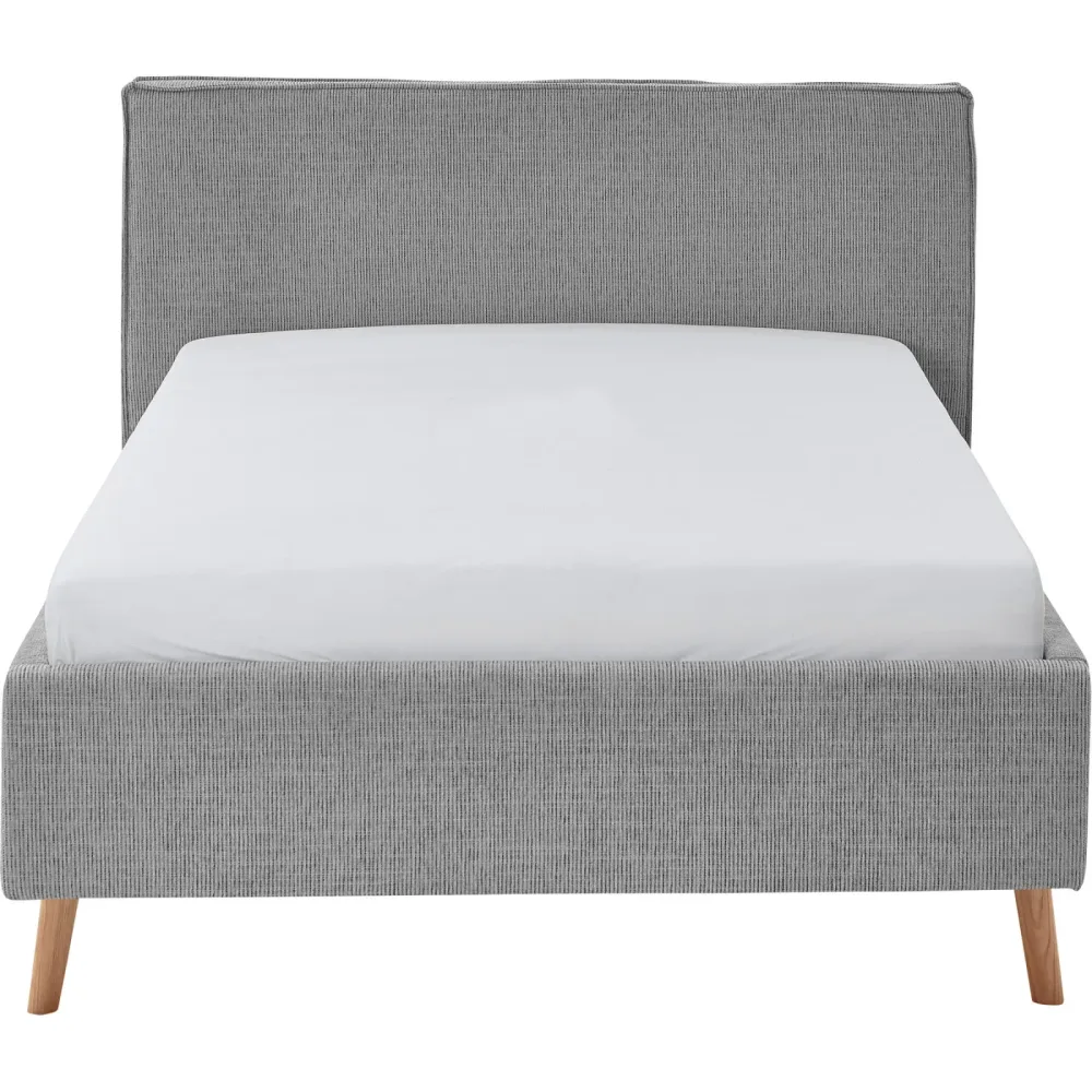 Bett Lina Blau Polyester 140 x 200 cm - Farbe: Blue fog - Bett