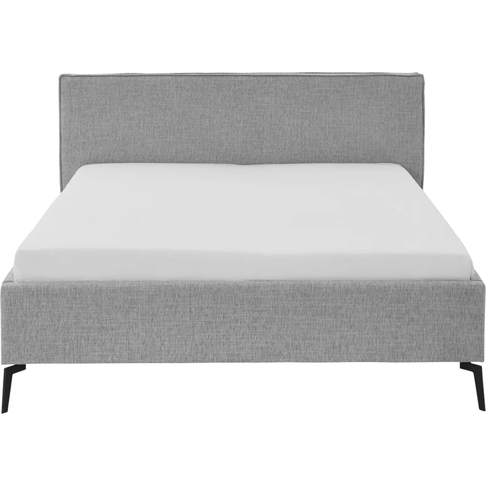 Bett Lina Blau/Grau Polyester 180 x 200 cm - Farbe: Blue fog - Bett