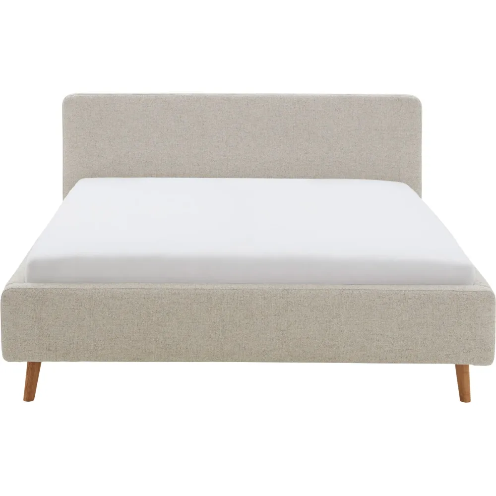 Bett Senja Beige Polyester 180 x 200 cm - Bett