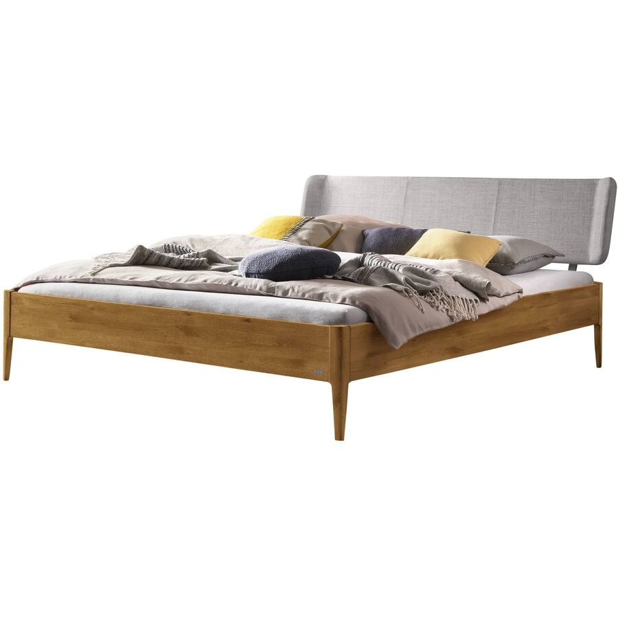 Hasena Bett Castello Braun Holz 180 x 210 cm - Farbe: Wildeiche - Material: Buche - Bett