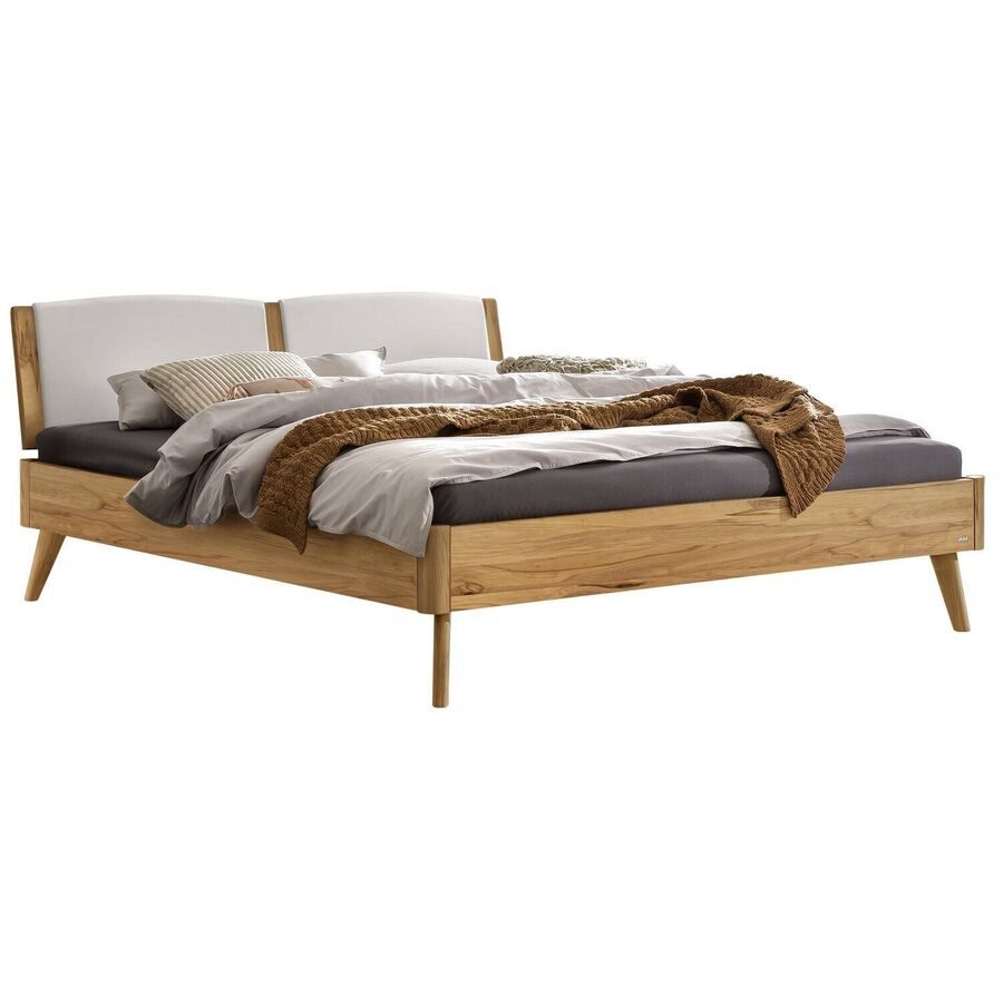 Hasena Bett Castello Braun Holz 180 x 210 cm - Farbe: Wildbuche - Bett