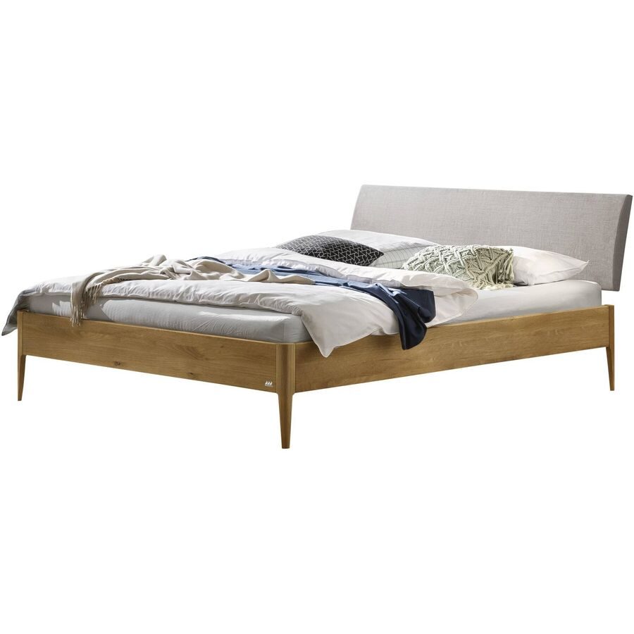 Hasena Bett Castello Braun Holz 180 x 200 cm - Farbe: Wildeiche - Bett