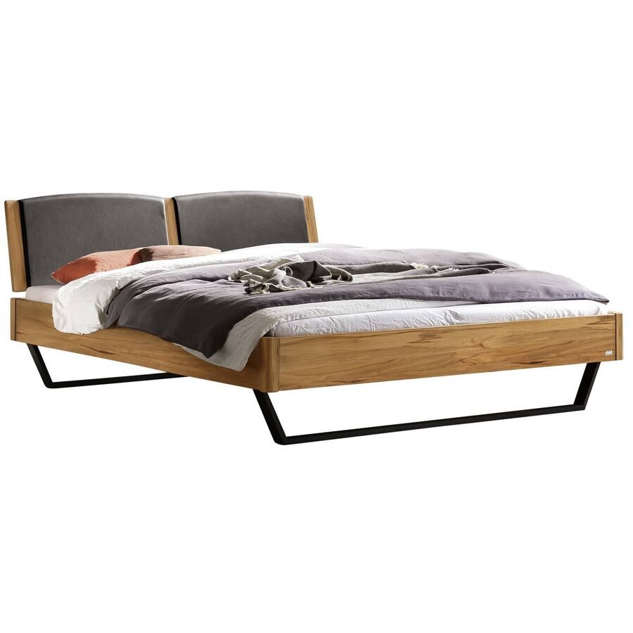 Hasena Bett Castello Braun Holz 160 x 210 cm - Farbe: Wildbuche - Bett