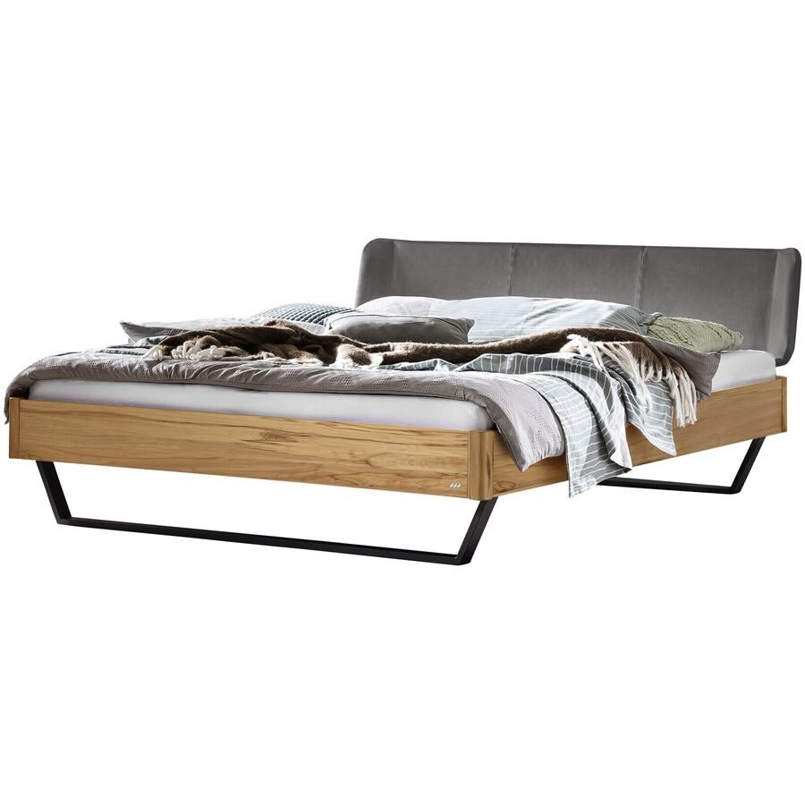 Hasena Bett Castello Braun Holz 160 x 200 cm - Farbe: Wildbuche - Bett