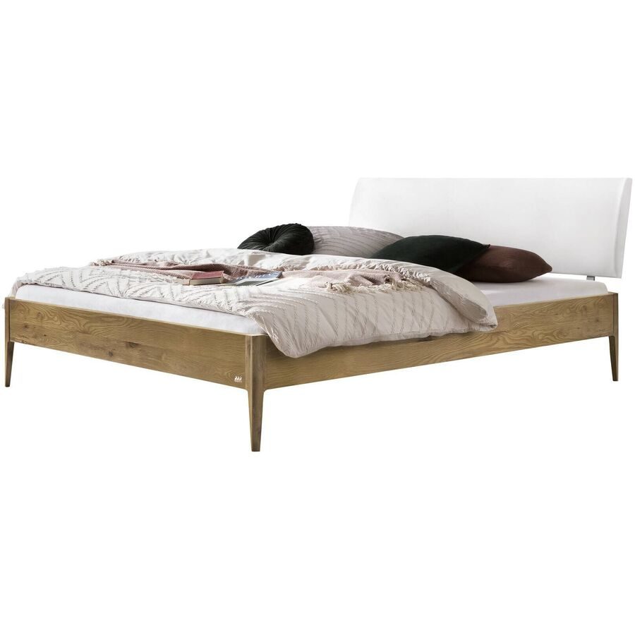 Hasena Bett Castello Braun Holz 140 x 200 cm - Farbe: Wildeiche - Bett