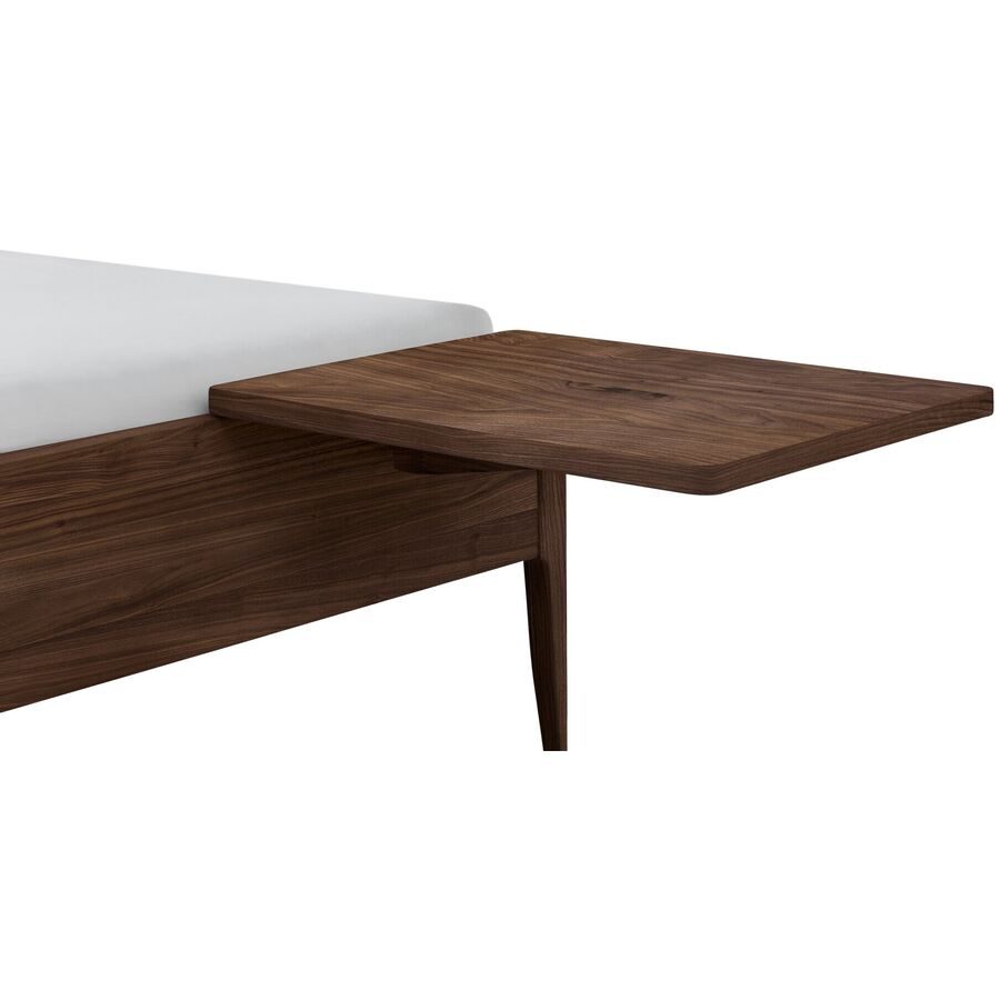 Hasena Nachttisch Castello Braun Holz 48 cm - Farbe: Nussbaum - Material: Nussbaum massiv - Nachttisch