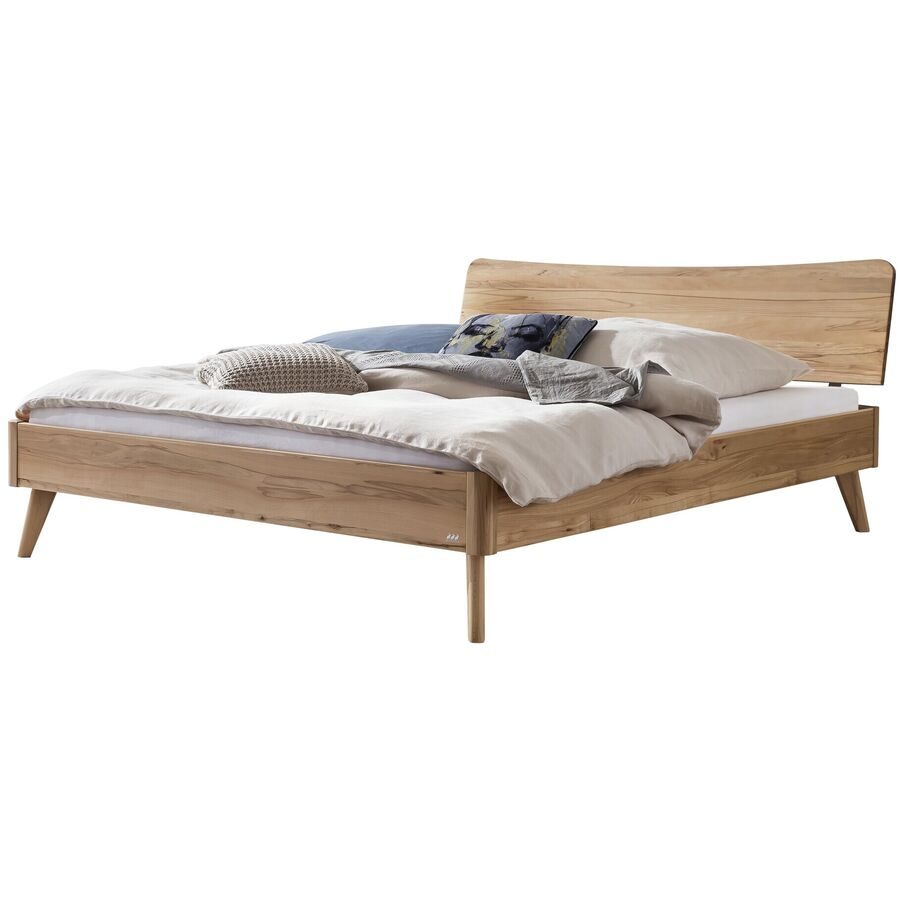 Hasena Bett Castello Braun Holz 160 x 210 cm - Farbe: Wildbuche Natur - Material: Buche Massivholz - Bett