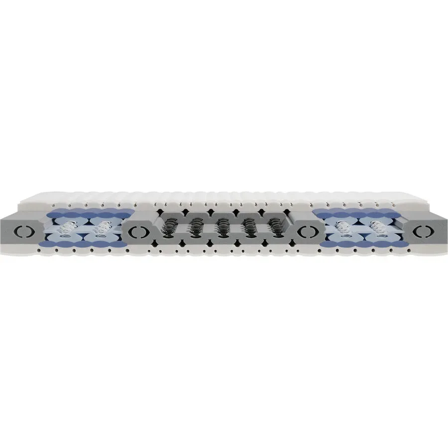 Topswiss Matratze Excellence plus soft Weiss Schaumstoff/Federn 90 x 200 cm - Material: Schaumstoff, 3D-Federelemente - Schweizer Möbelhersteller -