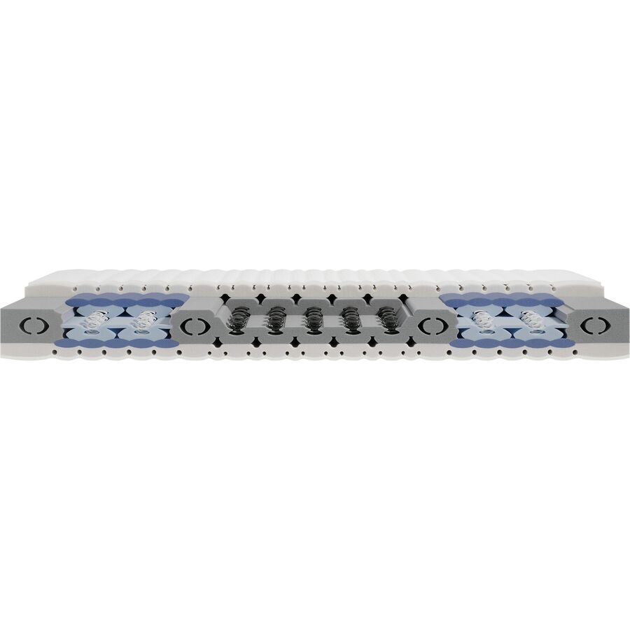 Topswiss Matratze Excellence plus medium Weiss Schaumstoff/Federn 95 x 200 cm - Material: Schaumstoff, 3D-Federelemente - Schweizer Möbelhersteller -