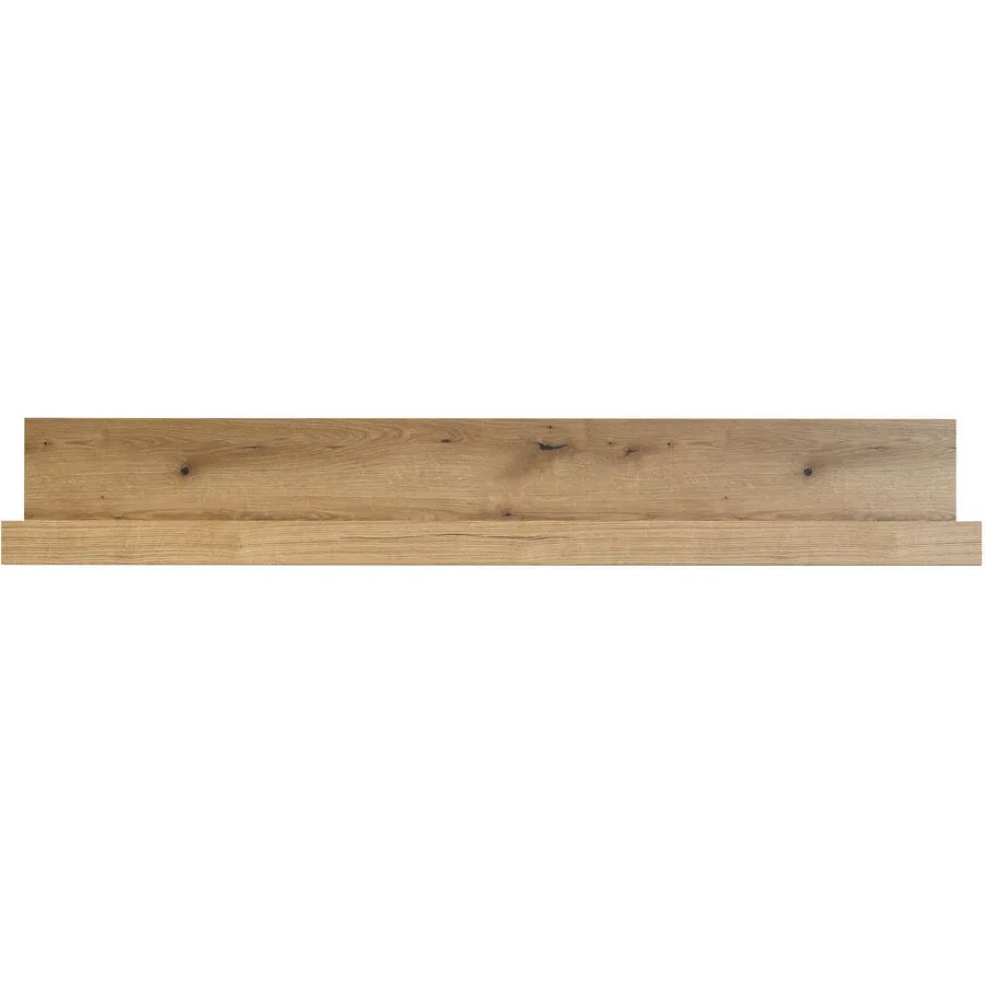 Wandregal Henderson Braun Holz 180 cm 31 cm - Farbe: eiche - Material: Holzwerkstoff - Wandregal