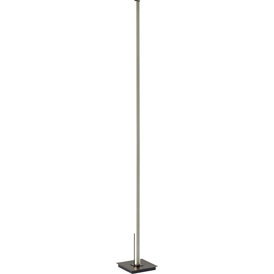 Stehlampe Alenia Schwarz Kunststoff/Metall 18 cm 150 cm - Farbe: anthrazit - LED - Lichtfarbe: Extra warmweiss - Material: Metall/Kunststoff -