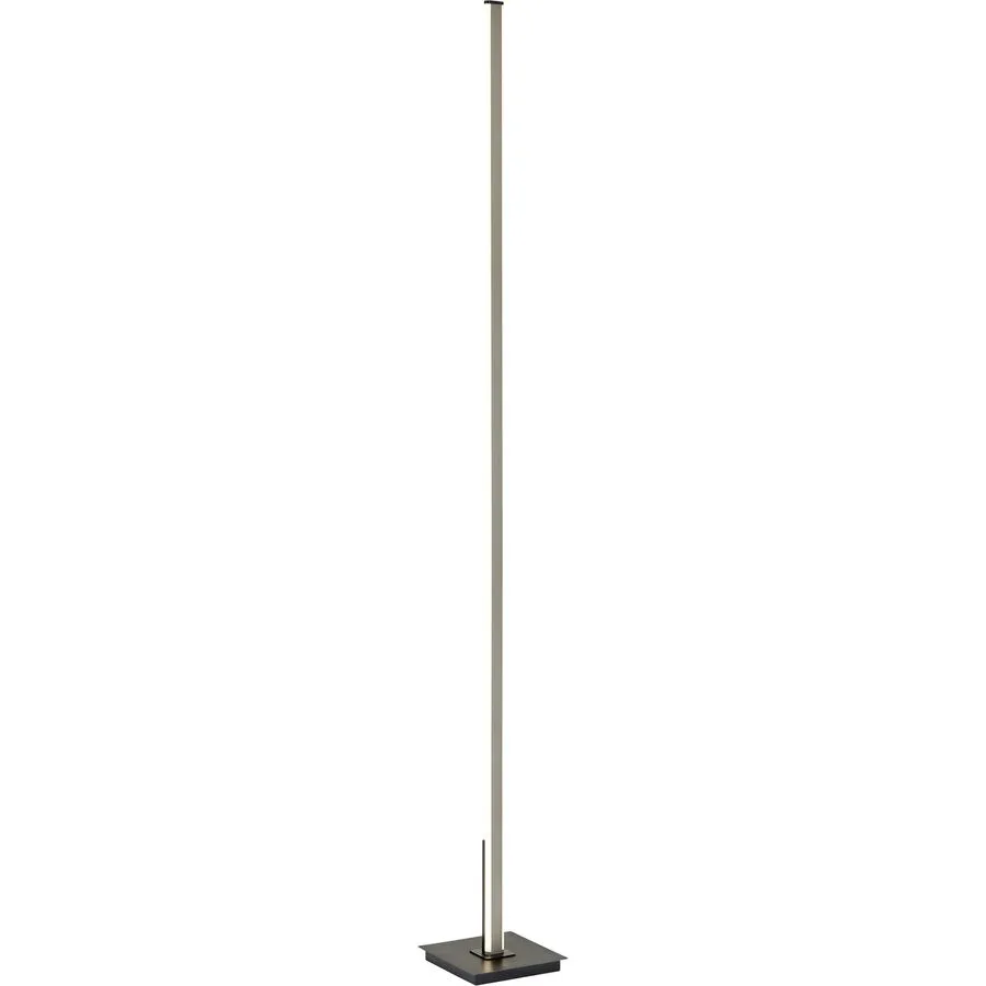 Stehlampe Alenia Schwarz Kunststoff/Metall 18 cm 150 cm - Farbe: anthrazit - LED - Lichtfarbe: Extra warmweiss - Material: Metall/Kunststoff -