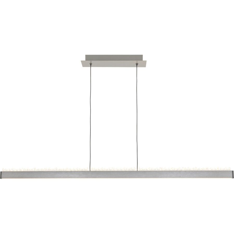 Pendellampe Emilia Grau Kunststoff/Metall 120 cm 120 cm - Farbe: Dunkelgrau - LED - Lichtfarbe: Extra warmweiss - Helles Neutralweiss - Material: