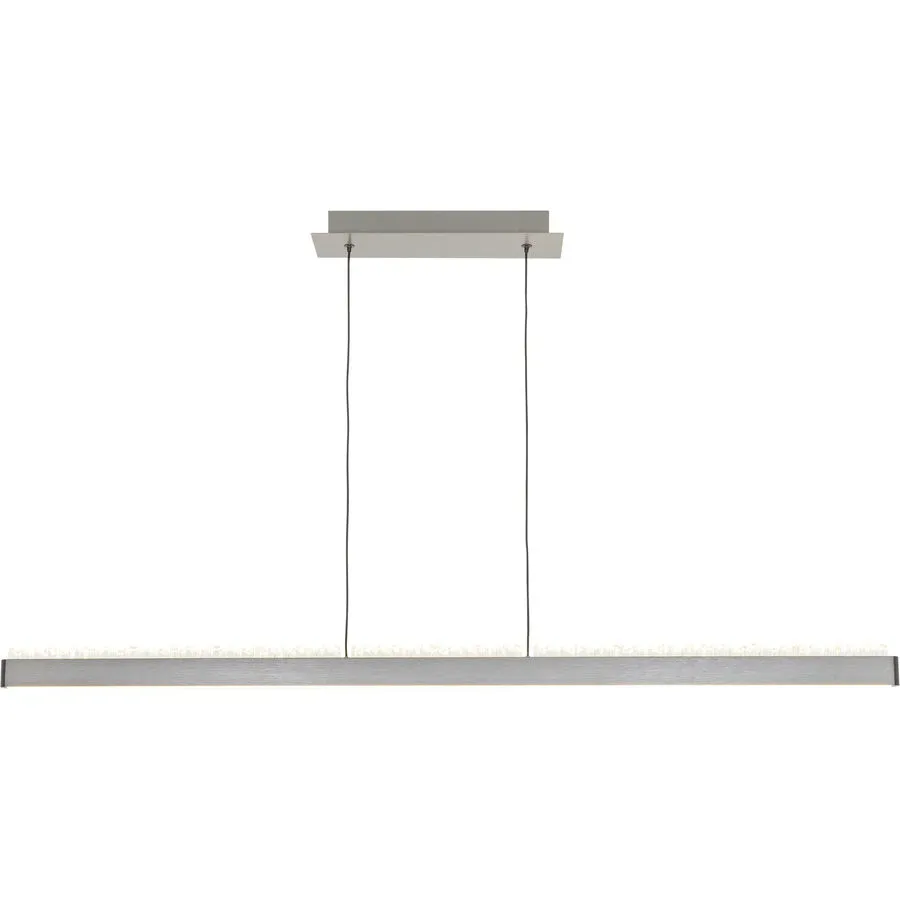 Pendellampe Emilia Grau Kunststoff/Metall 120 cm 120 cm - Farbe: Dunkelgrau - LED - Lichtfarbe: Extra warmweiss - Helles Neutralweiss - Material:
