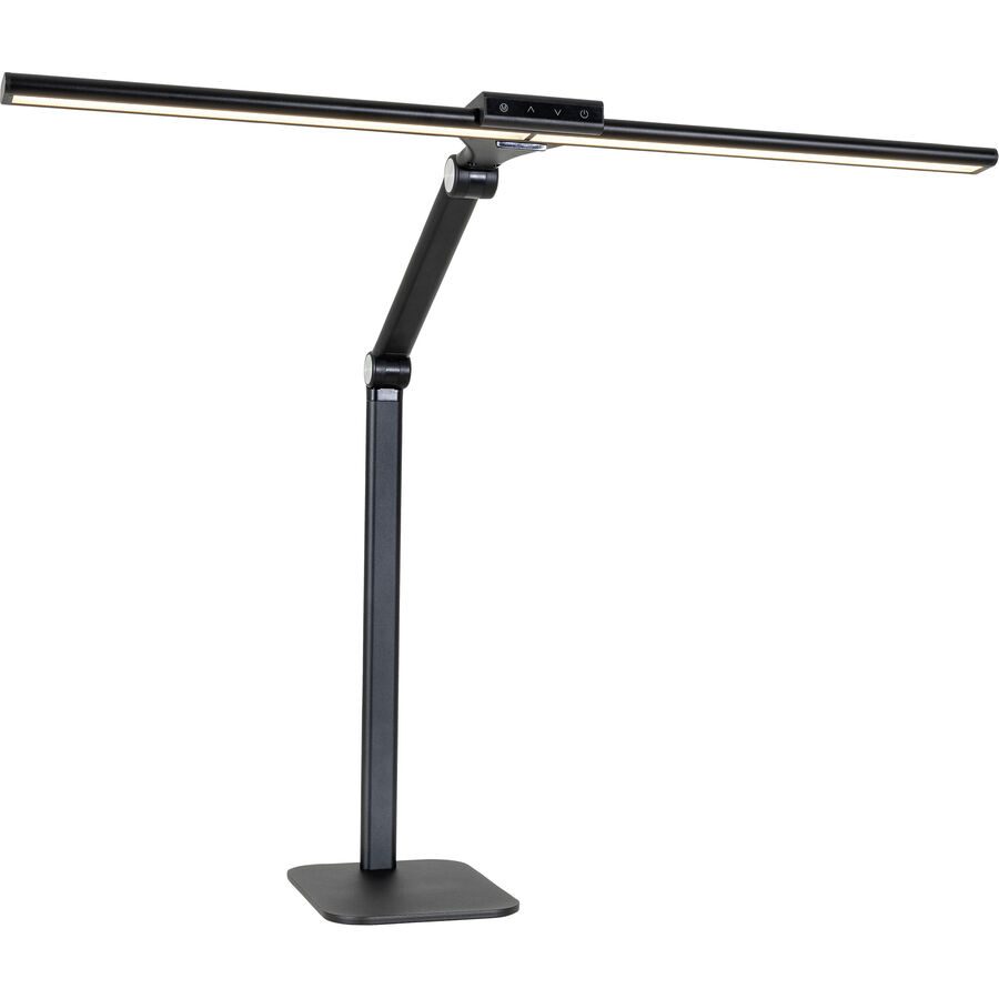 Tischlampe Romy Schwarz Kunststoff/Metall 19.3 cm 60 cm - LED - Lichtfarbe: Extra warmweiss - Helles Neutralweiss - Material: Metall/Kunststoff -