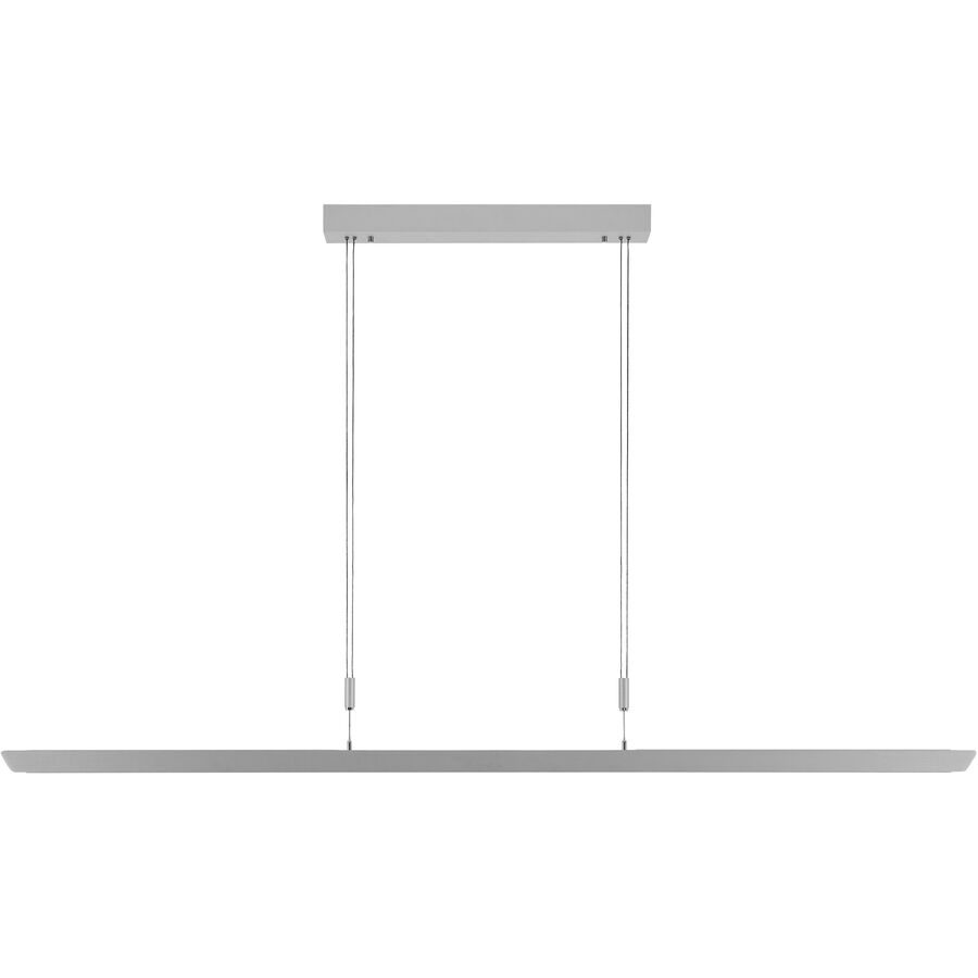 Pendellampe Milla Grau Aluminium/Eisen 152 cm 150 cm - LED - Lichtfarbe: Extra warmweiss - Pendellampe- LED Energiesparlampe
