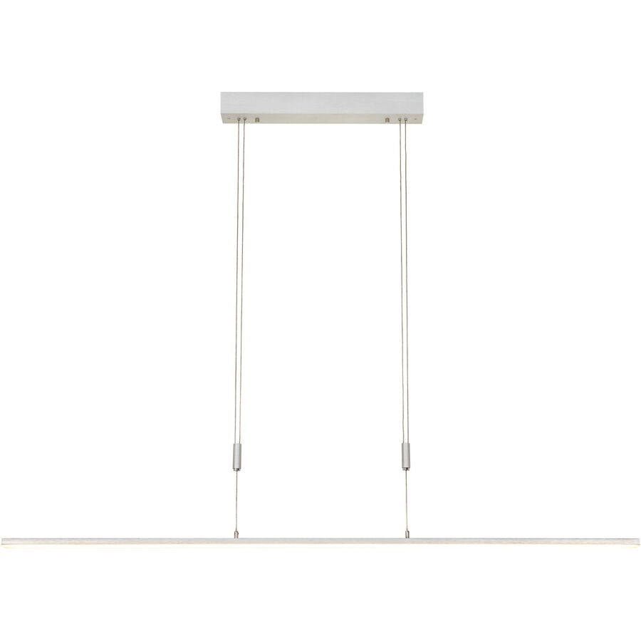 Pendellampe Sophie Silber Aluminium/Eisen 118 cm 150 cm - LED - Lichtfarbe: Extra warmweiss - Tageslichtweiss - Pendellampe- LED Energiesparlampe