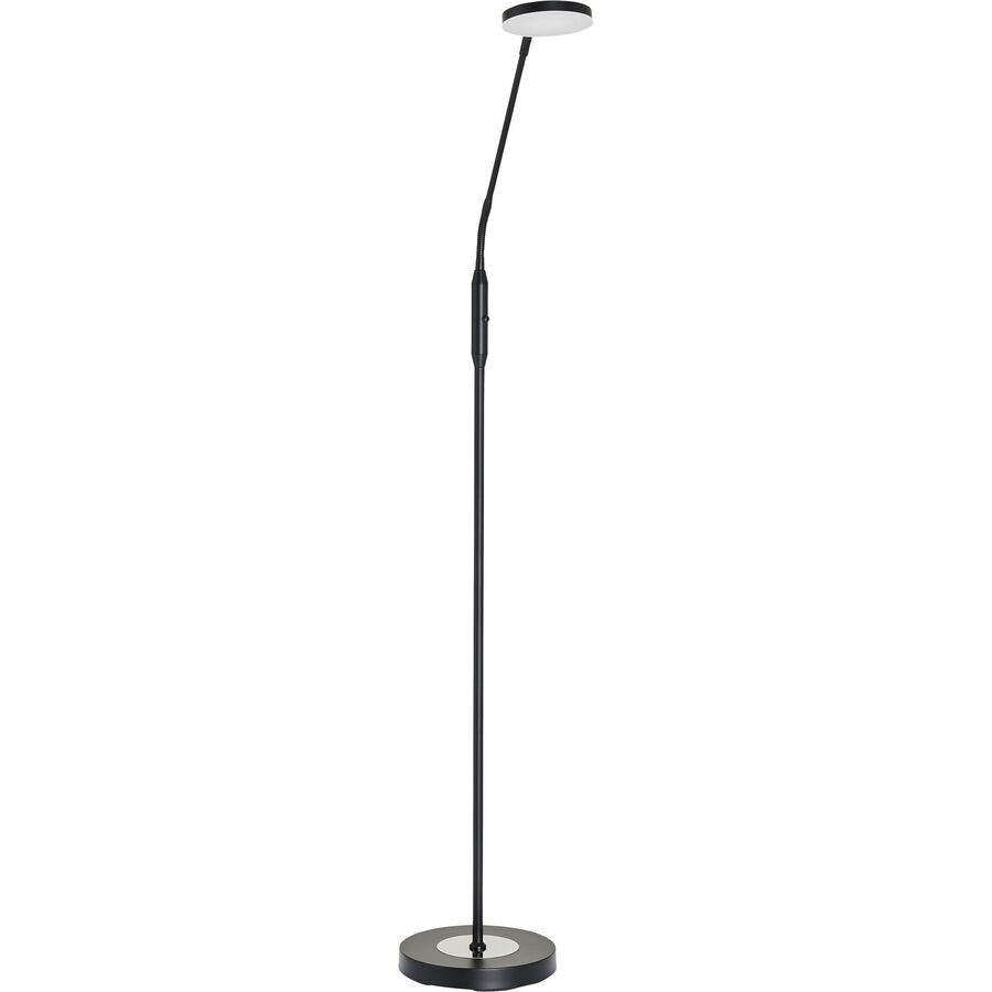 Leselampe Mariola Schwarz Metall 23 cm 138 cm - LED - Lichtfarbe: Extra warmweiss - Helles Neutralweiss - Leselampe- LED Energiesparlampe