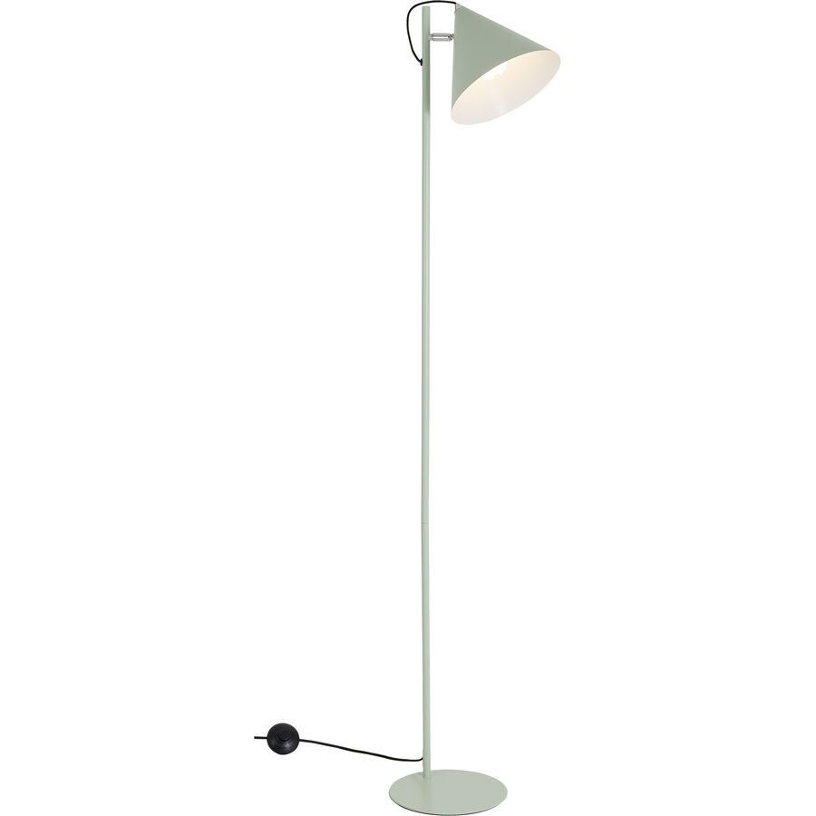 Stehlampe Charly Blau Metall 25 cm 150 cm - Farbe: türkis - Stehlampe