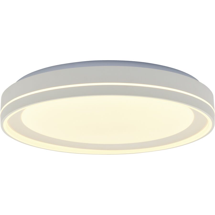 Deckenlampe Lyra Weiss Kunststoff 50 cm 9 cm - LED - Lichtfarbe: Extra warmweiss - Helles Neutralweiss - Deckenlampe- LED Energiesparlampe